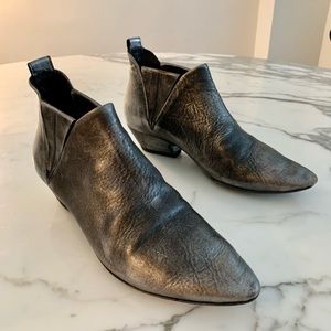 Marsell silver distressed women’s 6.5 Bootie